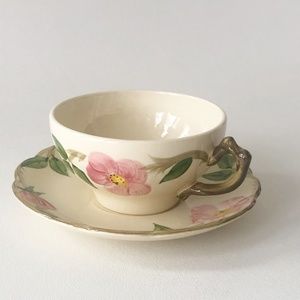 Vintage Franciscan Desert Rose Tea Cup & Saucer Set Multiple Available